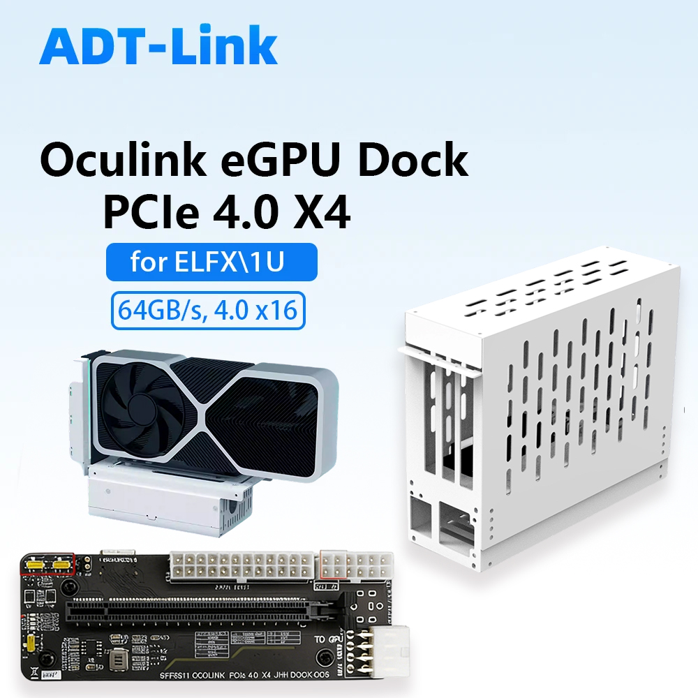 External Gpu Dock Pcie 4.0 Oculink - Stacja dokująca Oculink eGPU do laptopa/mini