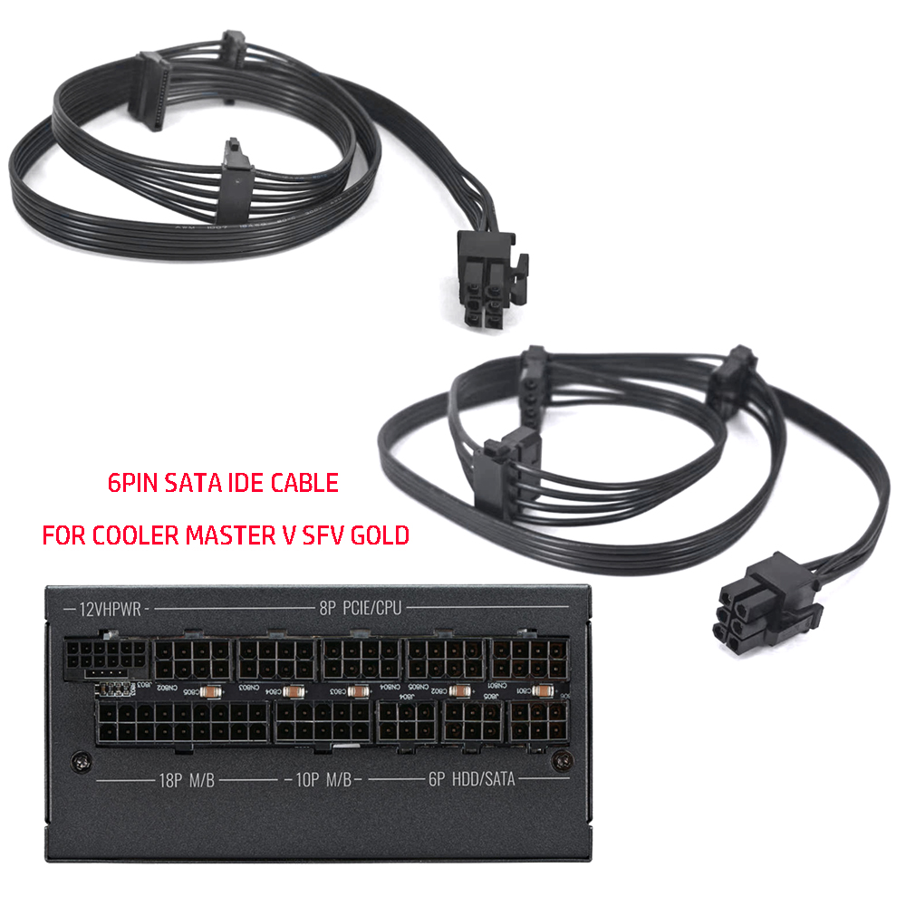 Sfx Power Supply 850W Gold - Kabel 6PIN PCIE DO 3*SATA Molex