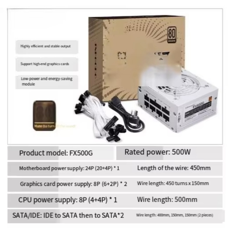 Sfx Power Supply 850W Gold - Dostępny od ręki zasilacz SFX 750W/850W