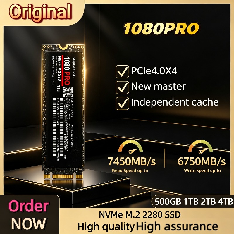 M.2 Nvme 4Tb Pcie 4.0 Ssd - 100% oryginalny dysk SSD 1080PRO z