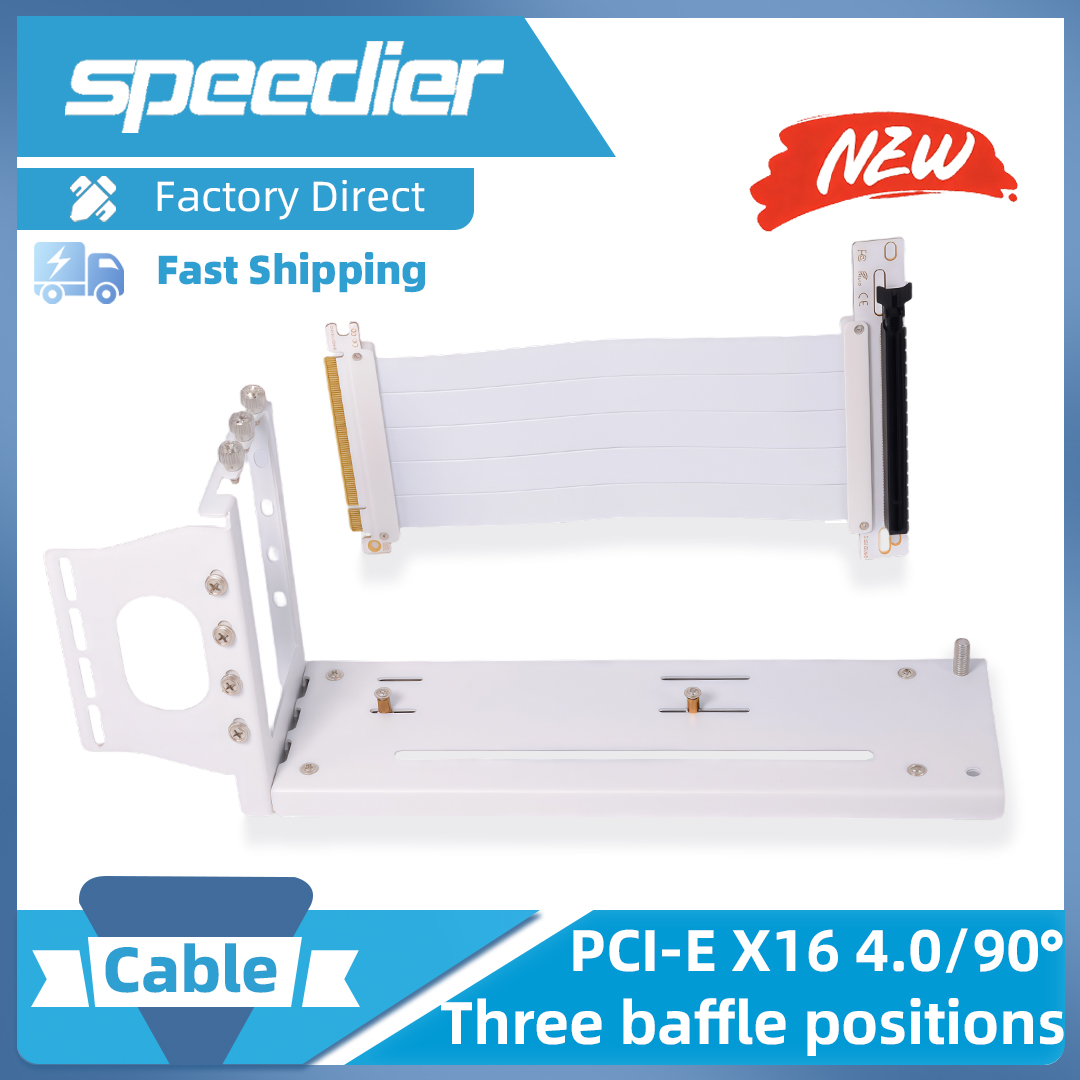 Pcie 4.0 X16 Riser Cable 90 Degree - Przedłużacz karty graficznej Riser PCI-E 4.0