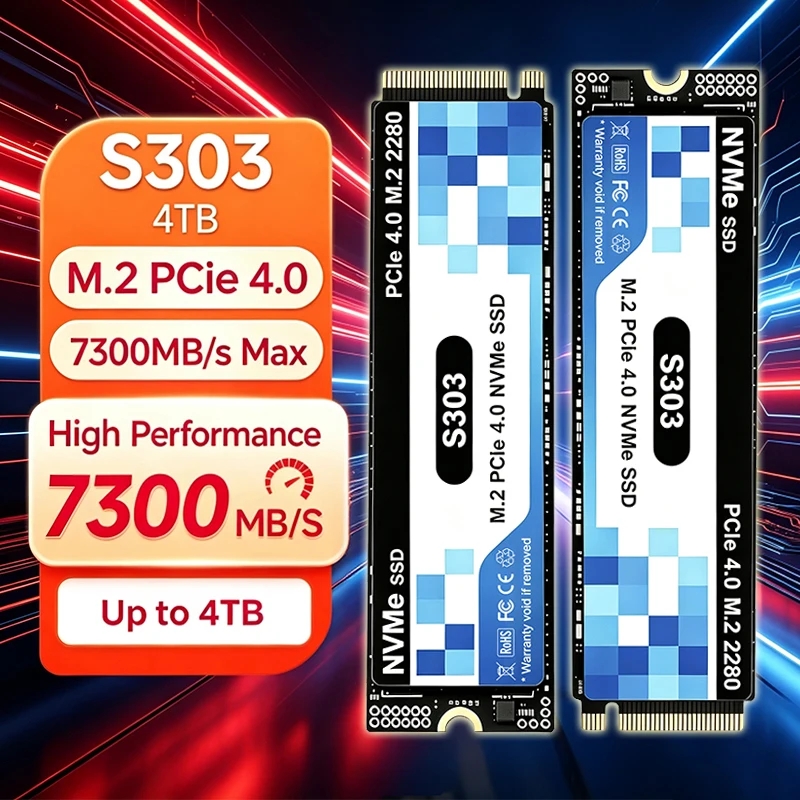 M.2 Nvme 4Tb Pcie 4.0 Ssd - Nowy oryginalny dysk SSD S303 M.2