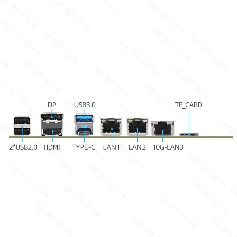 Nas Motherboard N100 6 Sata - Płyta główna N100 Dual 2.5G 10G