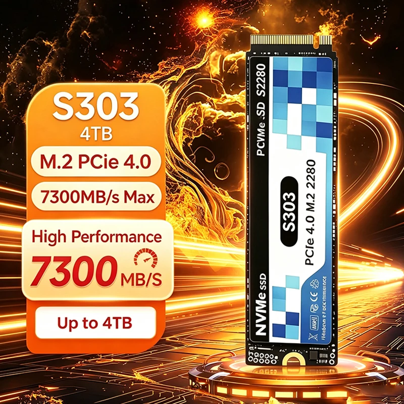 M.2 Nvme 4Tb Pcie 4.0 Ssd - Nowy oryginalny dysk SSD S303 M.2