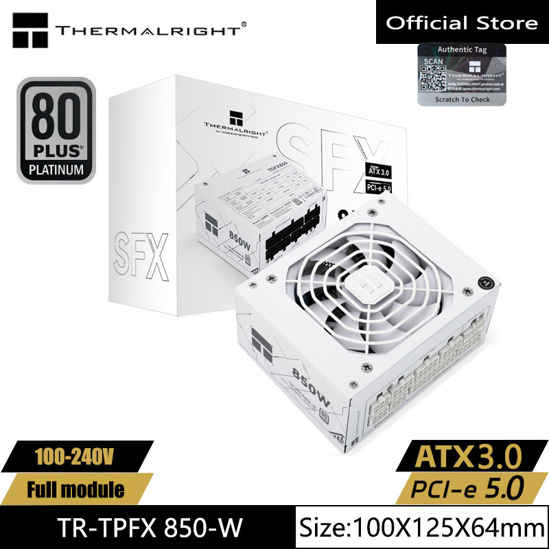 Sfx Power Supply 850W Gold - Thermalright TR-TPFX850-W White Zasilacz do obudowy
