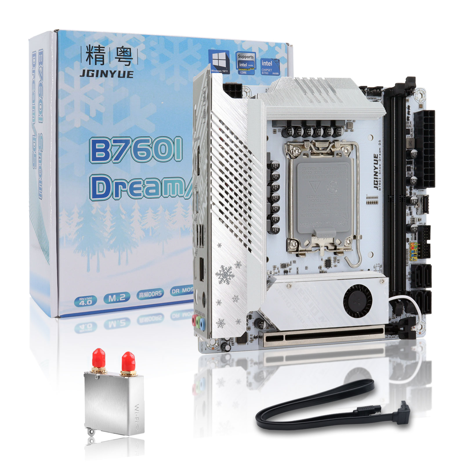 Lga 1700 Ddr5 Itx Motherboard - Płyta główna JGINYUE B760 Mini ITX