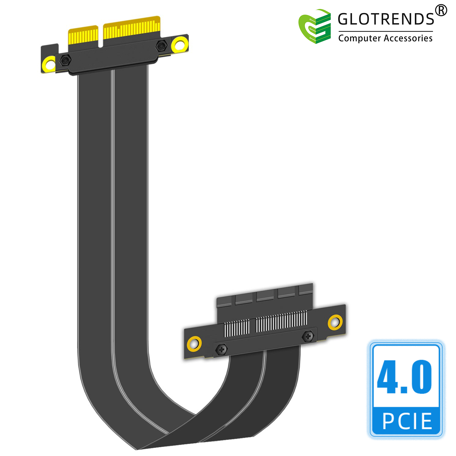 Pcie 4.0 X16 Riser Cable 90 Degree - Kabel Riser PCIe 4.0 X4, kąt