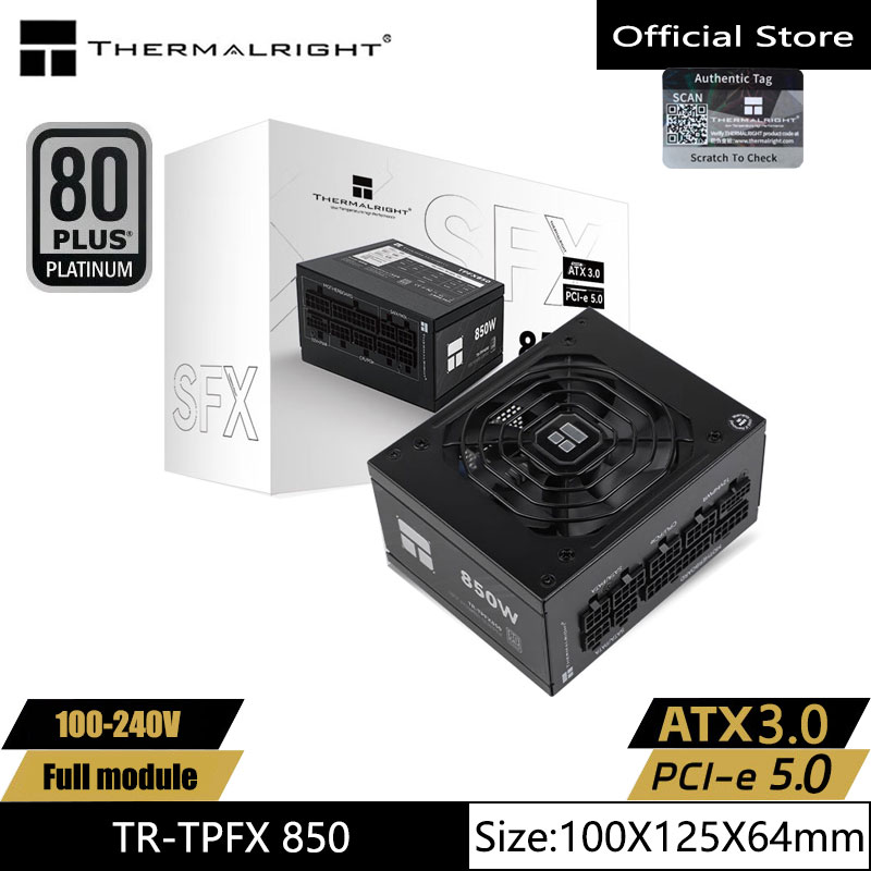 Sfx Power Supply 850W Gold - Zasilacz do obudowy komputera Thermalright TR-TPFX850,