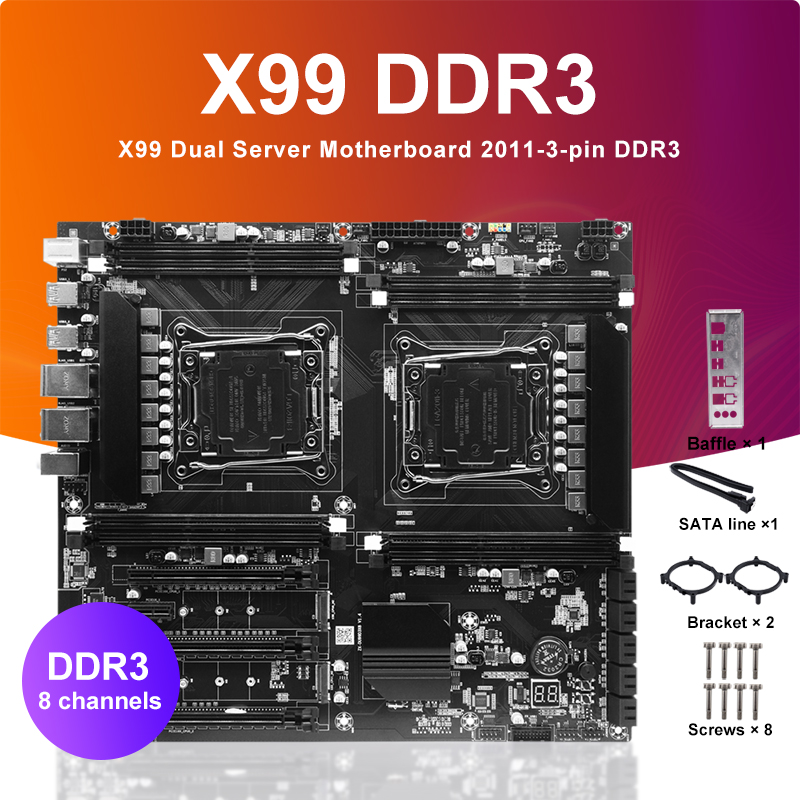 X99 Dual Cpu Motherboard Combo - X99 Podwójne gniazdo procesora Płyta główna