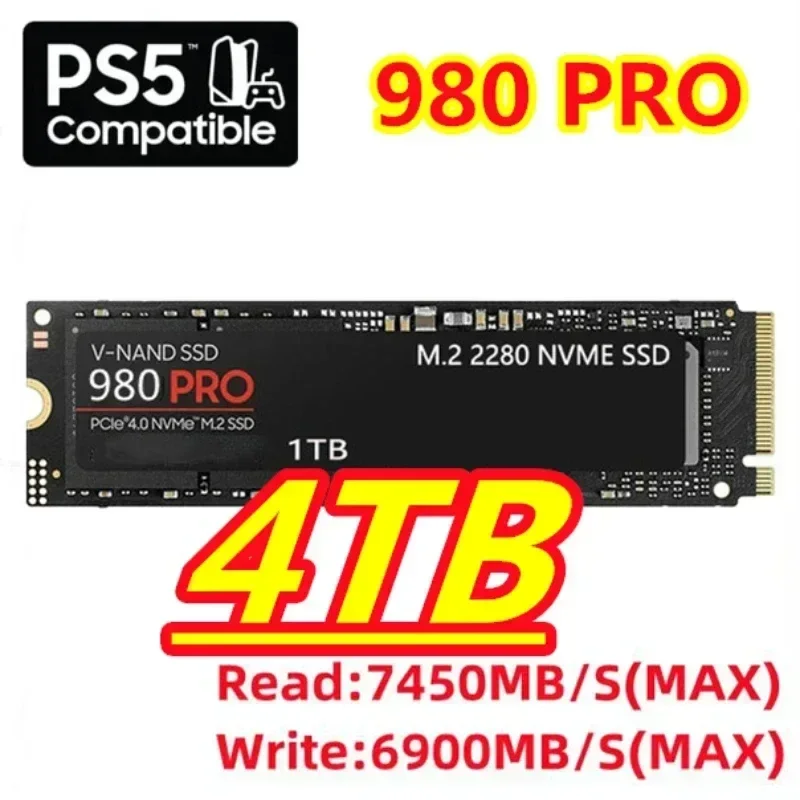 M.2 Nvme 4Tb Pcie 4.0 Ssd - Zupełnie nowy dysk SSD 980 Pro