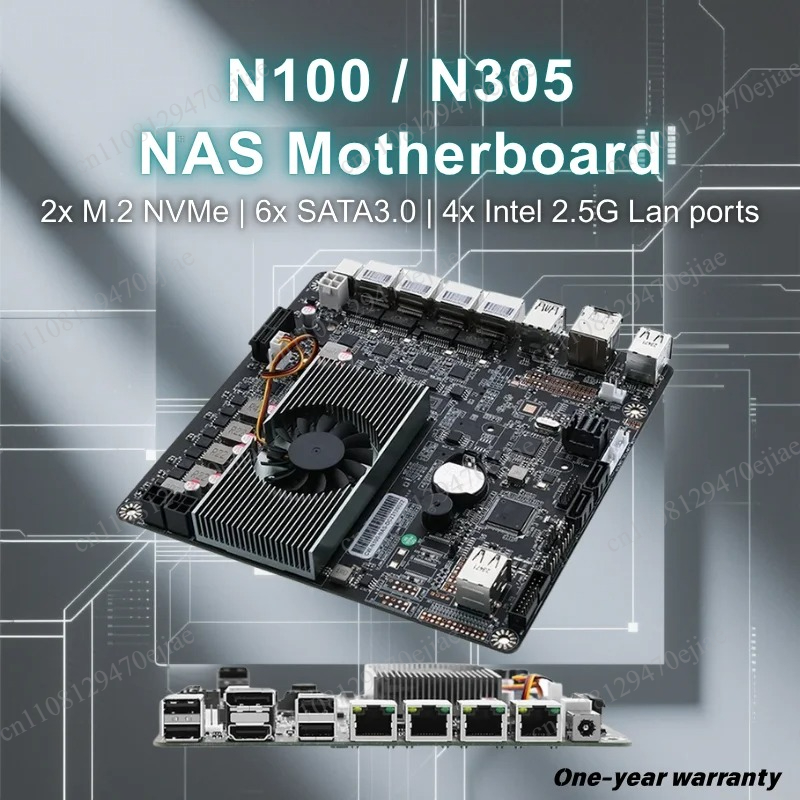 Płyta główna N100 Mini ITX NAS – Nas Motherboard N100 6 Sata recenzja i cena