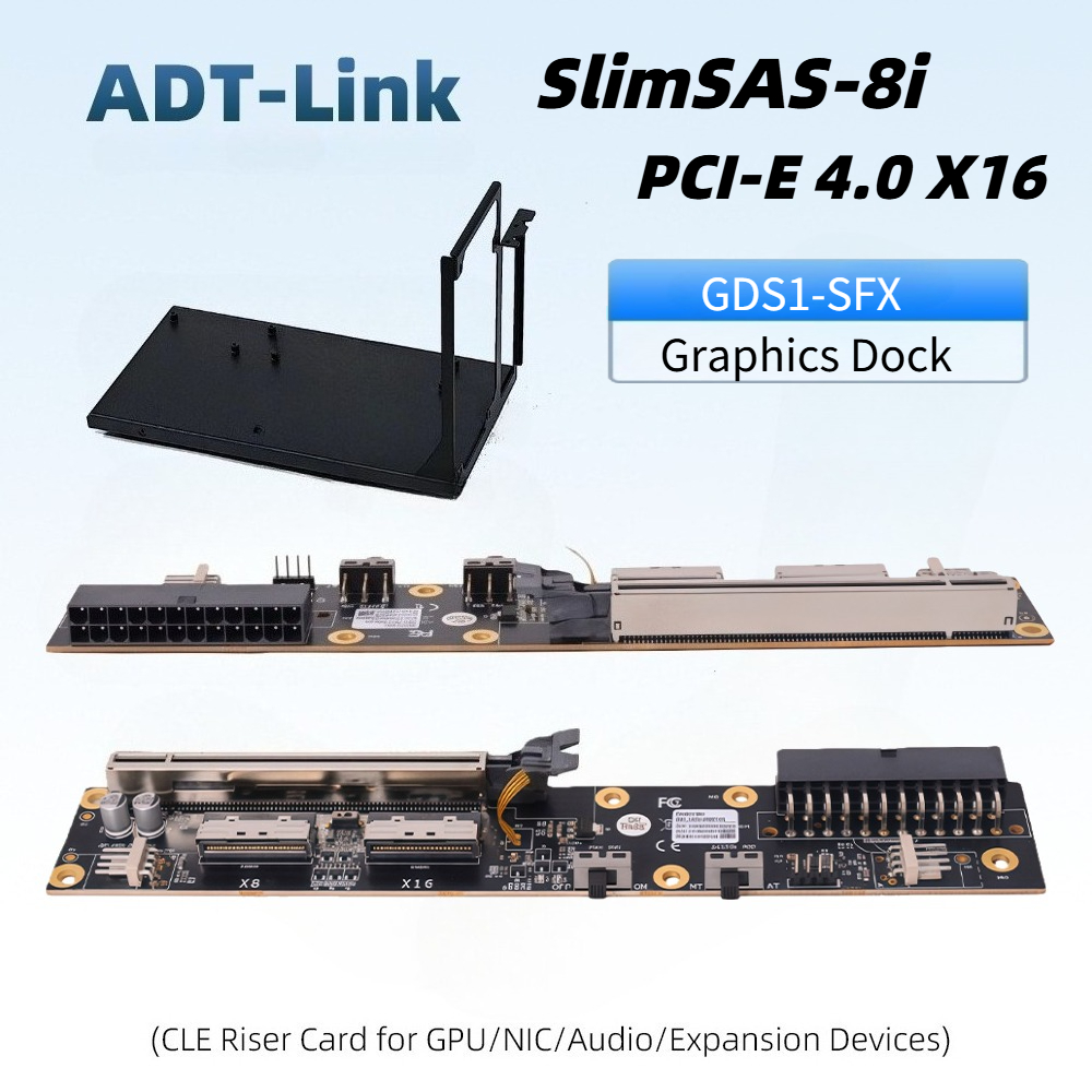 Podwójna stacja dokująca Dual  – External Gpu Dock Pcie 4.0 Oculink recenzja i cena