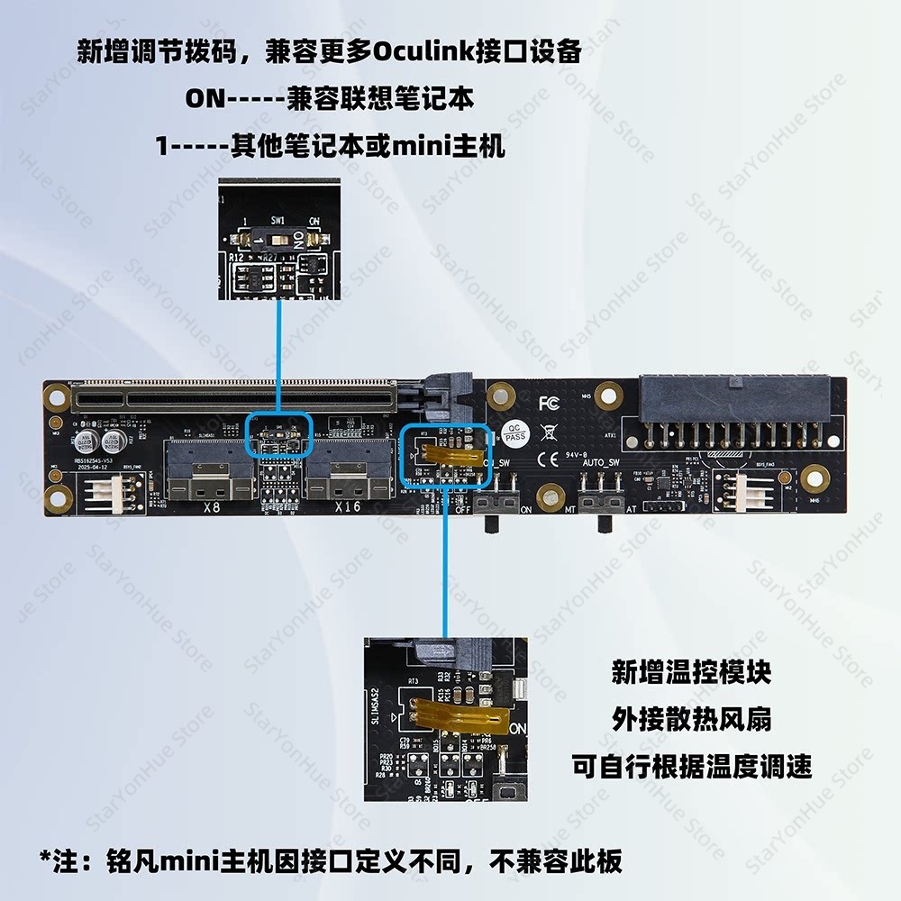OcuLink SlimSAS Zewnętrzny uch – External Gpu Dock Pcie 4.0 Oculink recenzja i cena