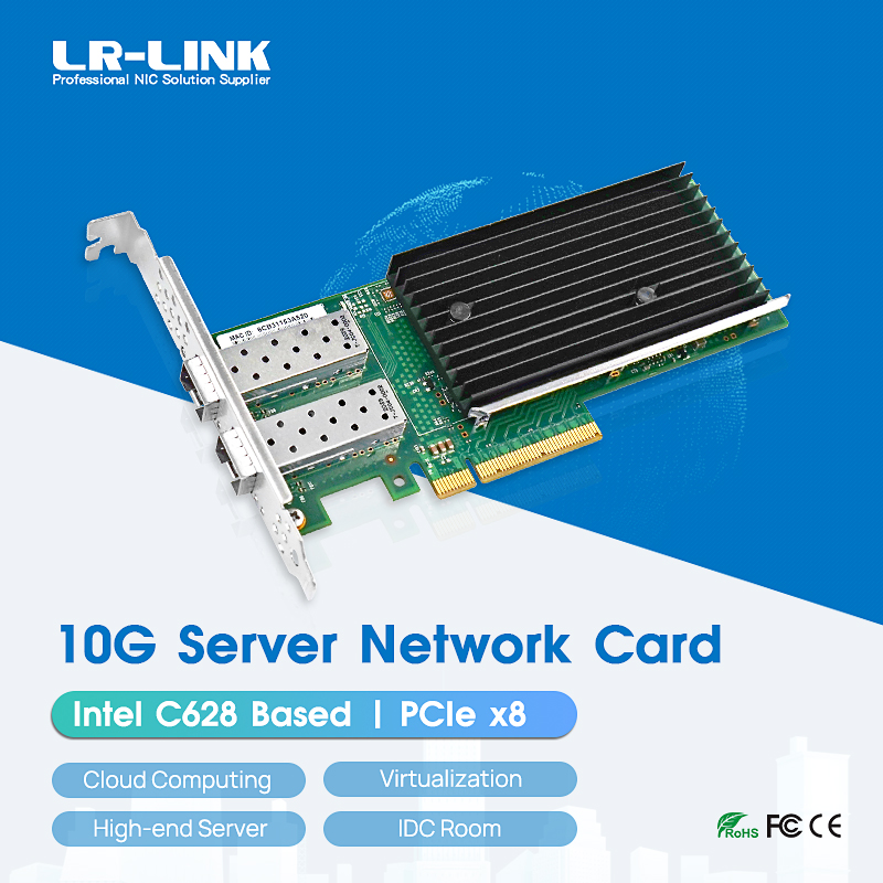 LR-LINK 1010PF-2SFP+ PCIe x8 D – 10Gb Sfp+ Pcie Network Card Dual Port recenzja i cena