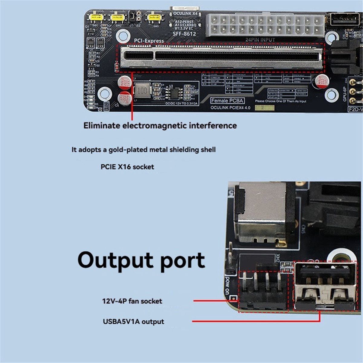 Giftnew Oculink SFF-8612 do PC – External Gpu Dock Pcie 4.0 Oculink recenzja i cena