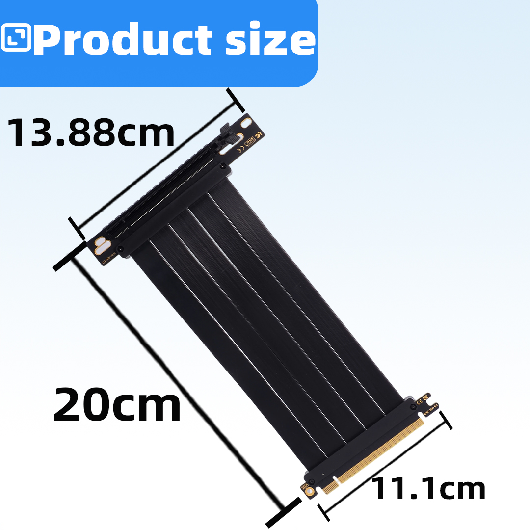 Kabel przedłużający do karty g – Pcie 4.0 X16 Riser Cable 90 Degree recenzja i cena