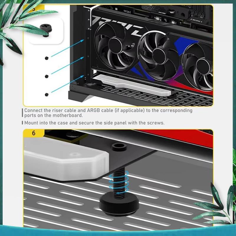 (NOWOŚĆ) Pionowy wspornik mont – Pcie 4.0 X16 Riser Cable 90 Degree recenzja i cena