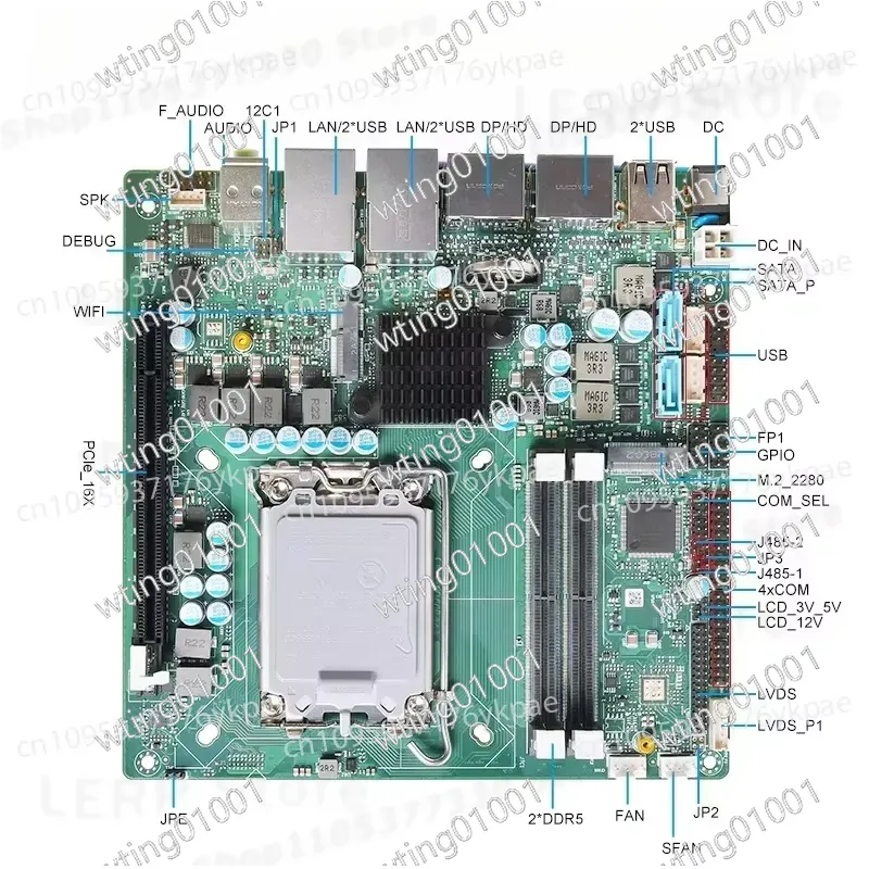 Płyta główna Mini ITX 13. gene – Lga 1700 Ddr5 Itx Motherboard recenzja i cena