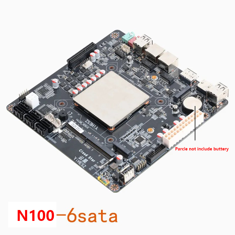 Płyta główna Intel N100 Mini-I – Nas Motherboard N100 6 Sata recenzja i cena