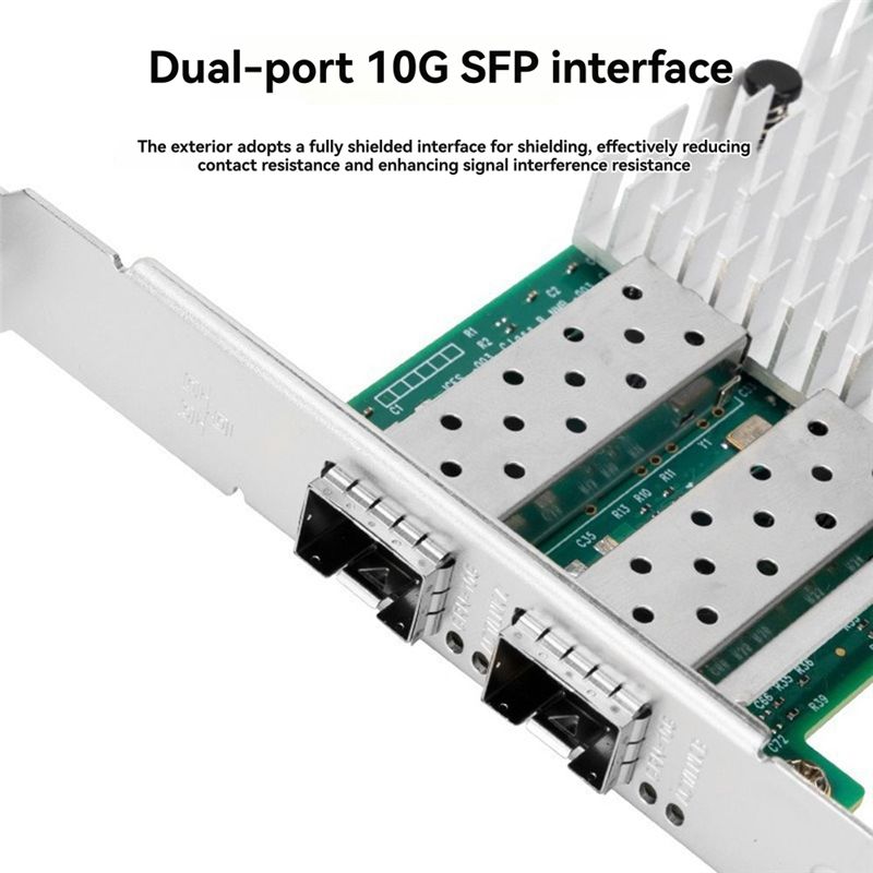 Wydajna dwuportowa karta sieci – 10Gb Sfp+ Pcie Network Card Dual Port recenzja i cena