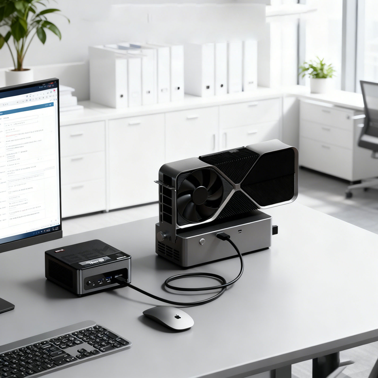 Stacja dokująca EGPU z zasilac – External Gpu Dock Pcie 4.0 Oculink recenzja i cena