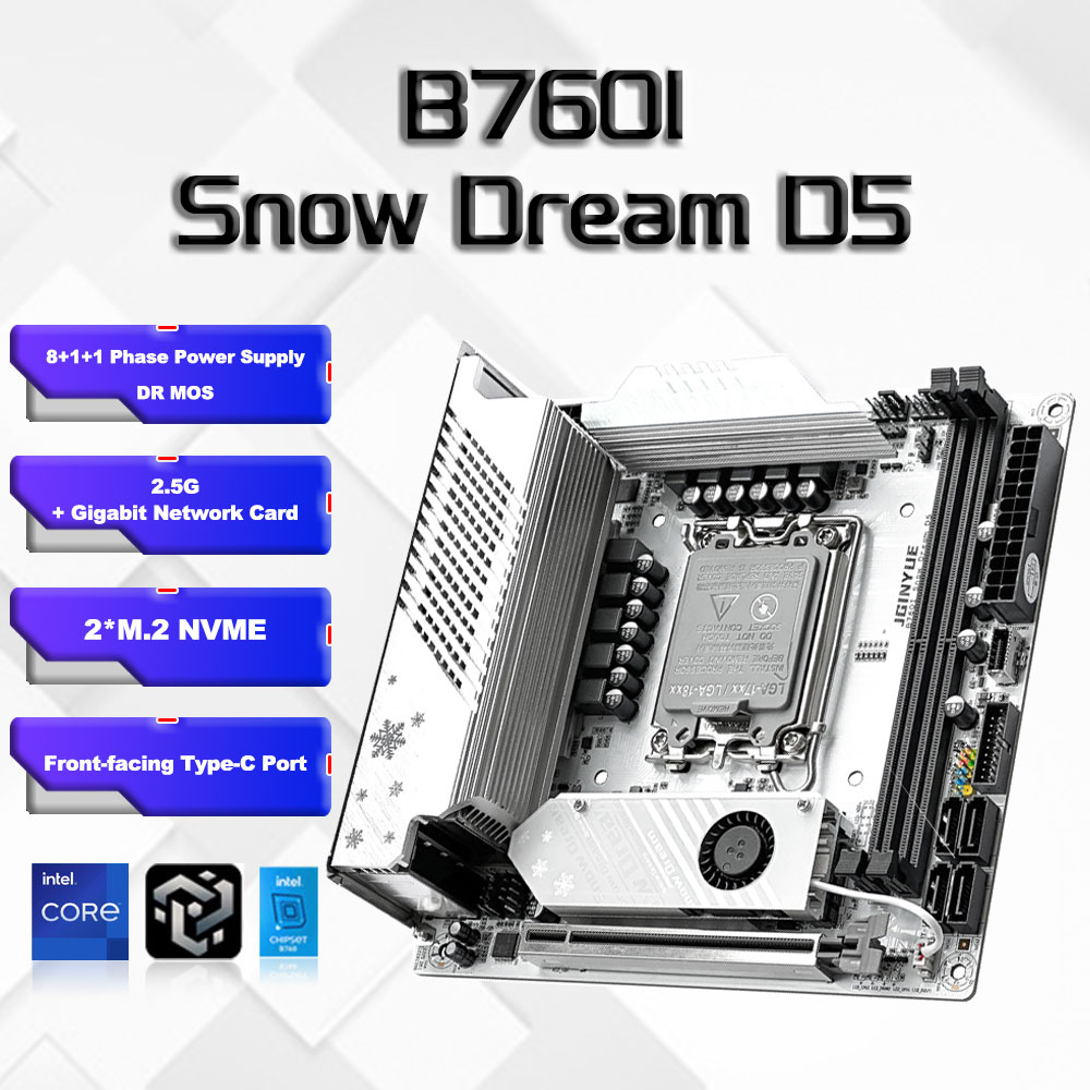 Płyta główna B760i ARGB WIFI D – Lga 1700 Ddr5 Itx Motherboard recenzja i cena