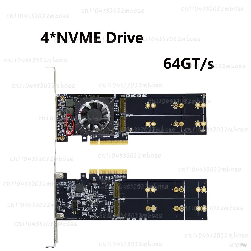 Adapter PCIe 3.0 X8 Quad M.2 N – Quad M.2 Nvme Pcie Bifurcation Card recenzja i cena
