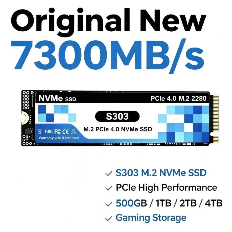 S303 PCIe 4.0 M.2 NVMe SSD 500 – M.2 Nvme 4Tb Pcie 4.0 Ssd recenzja i cena